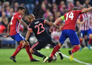 Vidal Atletico Madrid vs. Bayern München
